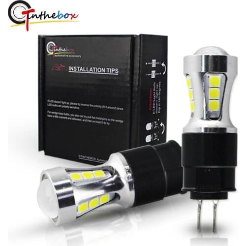 Error free Hp24w G4 18smd 3030 12V led Daytime Running Lights bulb lamp for Citroen c5 and peugeot 3008 led drl light, White