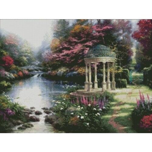 Top new Embroidery Counted Cross Stitch Kits Needlework - Crafts 14 ct DMC DIY Arts Handmade Decor -Dream Park