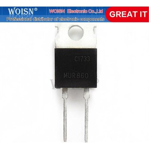 50PCS MUR860 MUR1560G RHRP1560 RHRP8120 LM317T IRF3205 Transistor