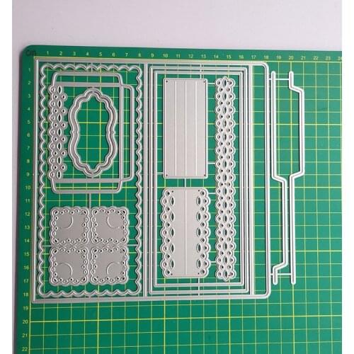 Reunion Wallet Combination Metal Cutting Dies Mould Blade Stencil Scrapbooking Photo Album Card Paper Embossing Craft DIY