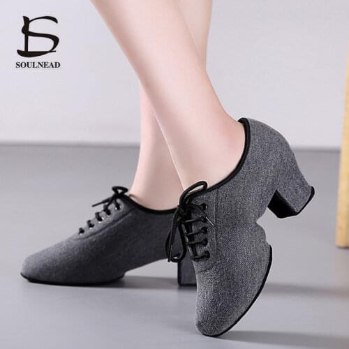 New Latin Dance Shoes Women Ballroom Dancing Shoes Soft Sole Standard Salsa Jazz Dance Shoe Sneakers zapatos baile latino mujer