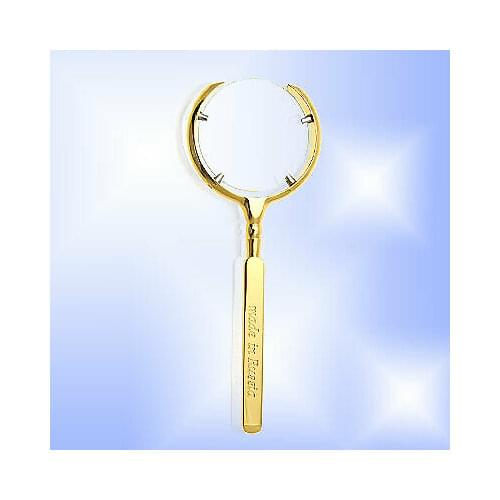 Golden 3X Magnifying Glass Magnifier for Golden Tone