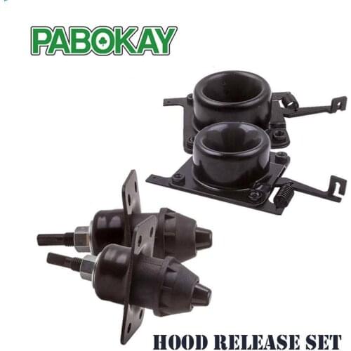 20498998 20565619 8074938 Hood Release 4PCS SET Up&Low Latches for Volvo VN VNL