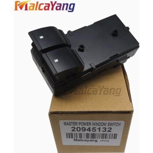 20945132 Power Window Switch LH Front For 2007-14 Silverado Sierra Standard Cab