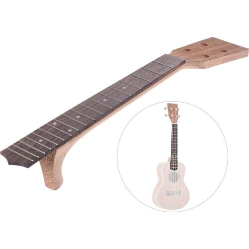 26 Inch Tenor Ukelele Maple Wood Neck & Rosewood Fretboard Fingerboard Set Hawaiian Guitar Luthier DIY Repalcement Guitar Parts