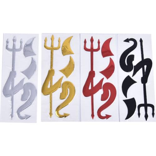 1pc Car 3D Little Devil Demon Styling Sticker Emblem Logo PVC Decals Decoration DIY Accessories