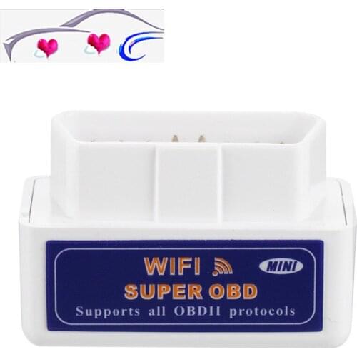 Car OBD 2 Mini ELM327 V1.5 Wifi OBD2 II ELM 327 Wi-fi Auto Scanner for Android for Iphone Eml327 Odb Scan Diagnostic Tool