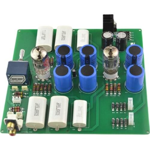 YD101 home HIFI fever audio horseshoe circuit tube pre-finished board, 5Hz-100KHz (±3dB), 183*174MM