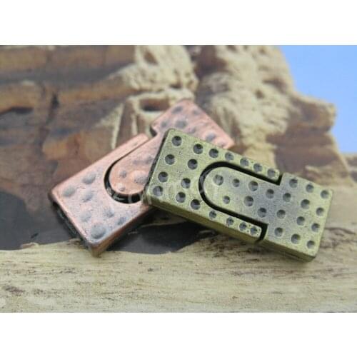 3 Colors Available-- 10 Sets 10*3.0mm Flat Jewelry Magnetic Lobster Clasp Bracelet Closure/Buckle--CLP1196