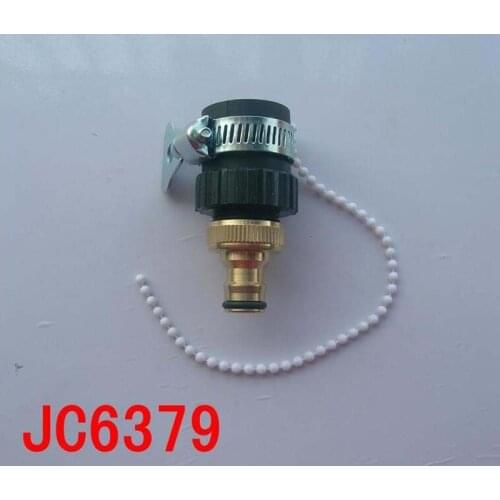 Hose clamp nipple universal connectors garden quick connector water gun water pipe interface with bead chain stainless steel