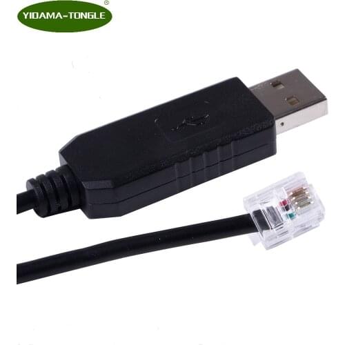 Celestron Nexstar eq6 Hand Control PC Connect Cable FTDI USB to RJ11 6p4c Hand-controller RS232 Serial Converter Cable
