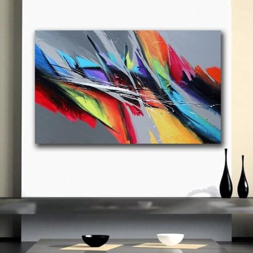 Oil Painting ABSTRACT Speed of Sound Paiting Home Decor On Canvas Modern Wall Art Canvas Print Poster Canvas Painting