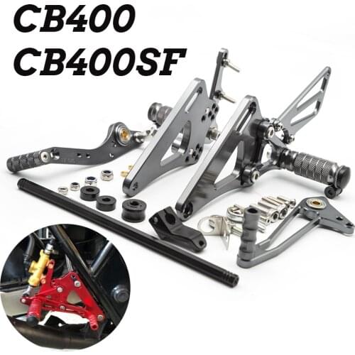 CNC Motorcycle Rest Set Footrest Rearset For Honda CB400SF CB400 CB 400 VTEC SPEC 1 2 3 1990-1997 Foot Peg Footpeg Pedal