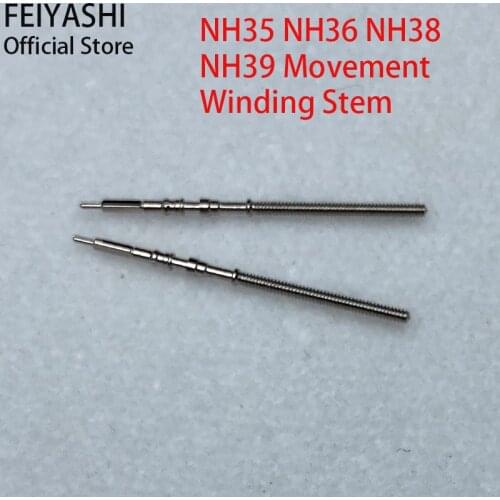 Stainless Steel Crown Kit NH35 NH36 NH38 NH39 Movement Winding Stem