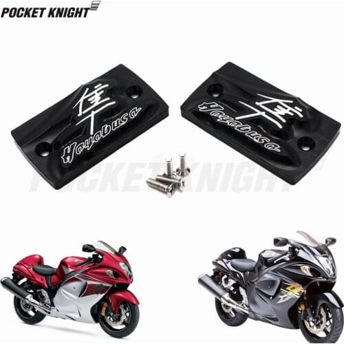 Brake Clutch Cylinder Reservoir Cover For SUZUKI GSX1300R HAYABUSA 1999-2018 Motorcycle Accessories Oil pump cover 3D LOGO