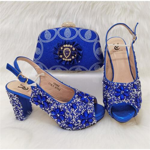 Best Selling Beautiful Purple Shoes and Bag Sets SUMMER Italian Shoes and Bags Set for party African Matching Shoes and Bags