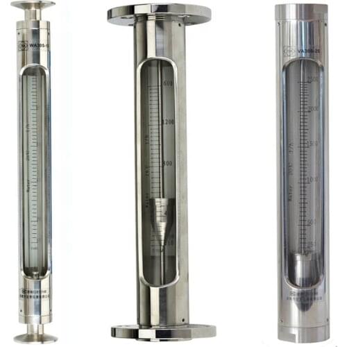 LZB-WA30S zyia stainless steel glass tube gas sanitary flow meter sensor