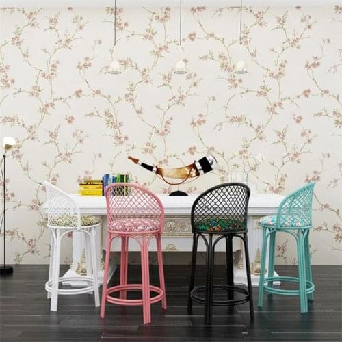 Beibehang Fashion simple dandelion flower ball wallpaper romantic pastoral living room bedroom TV background stereo wallpaper