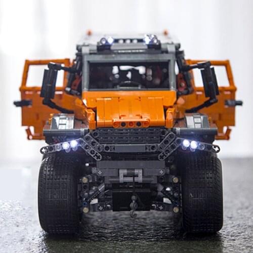 Mould King 13088 APP Remote Control Off-Road Avtoros Shaman 8x8 Siberia Vehicle Technic Series Car Building Block Brick Boy Gift