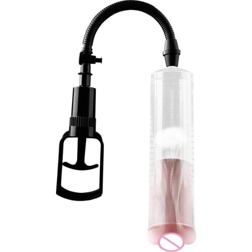 Penis Pump with Vagina Masturbator Cock Enlargement Vacuum Pump Penis Enlarger Extender Erection Aid Sex Toys for Adults Men