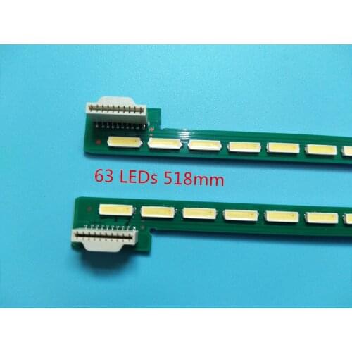 New 5-set = 10 pces 63led 518mm led backlight strip for lg 47la6600 6922l-0071a 0029a 6916l119b 6920l-0001c 47 "v13 r l lc470euh