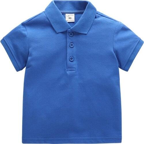 Pure cotton Solid color Boys and Girls Summer 2021 Short Sleeve T-shirt, cotton shirt, Short sleeve T-shirt