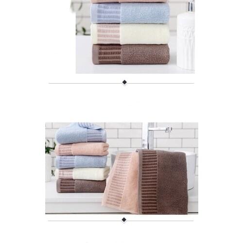 Towels Bathroom High Quality Super Absorbent Luxury Soft Cotton Bathroom Towel Hand Towel toalla playa 34*75cm 100% Cotton