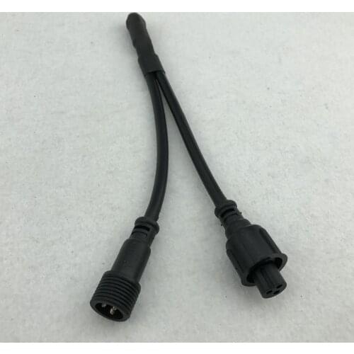 DC12V WS2811 "null" pixels to regenerate the data signal with xConnect 3 core black waterproof pigtails