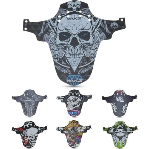 Durable Bicycle Mudguard Front Rear Mudguard Cycling MTB Road Mountain Bike Bicycle Fender with 6 Fixing Strap Bike Accessories