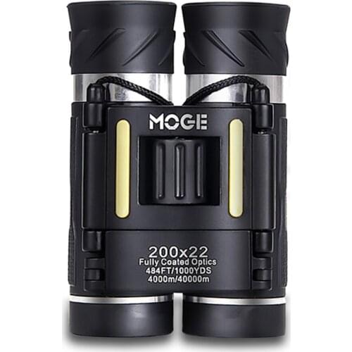 200X22 Upgrade Professional HD Binoculars 40000m Phone Telescope High Magnification BAK4 Micro Telescope for Camping