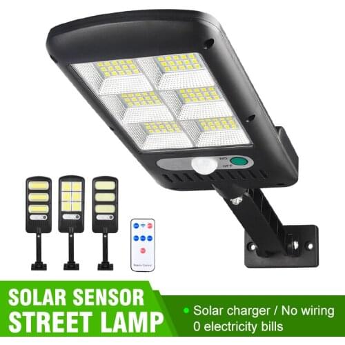 Solar Street Lights Outdoor Solar Lamp Waterproof Solar Lamp Motion Sensor Lighting For Patio Path Yard Garden Wall Light Decor
