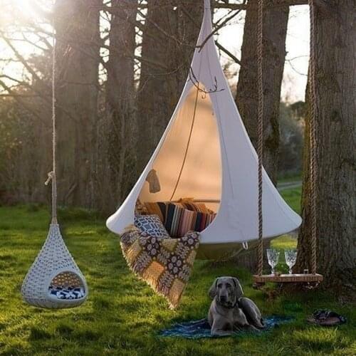 100*113cm Outdoor camping waterproof leisure hanging tent for many people Butterfly swing hammock hanging chair patio furniture