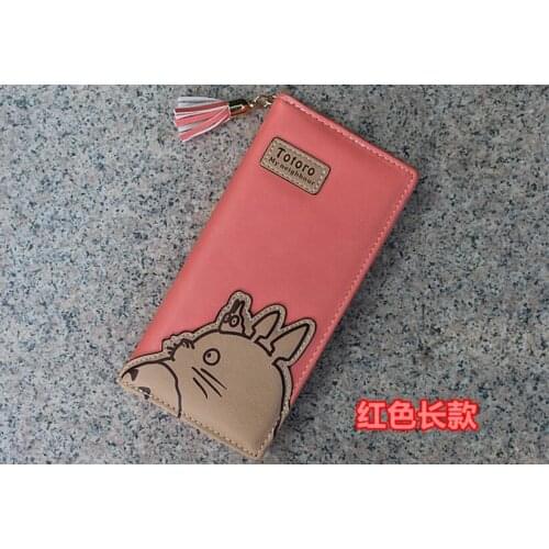 Women Girl Tassels Zipper Totoro Clutch Wallet Long Card Holder Purse Handbag New Hot