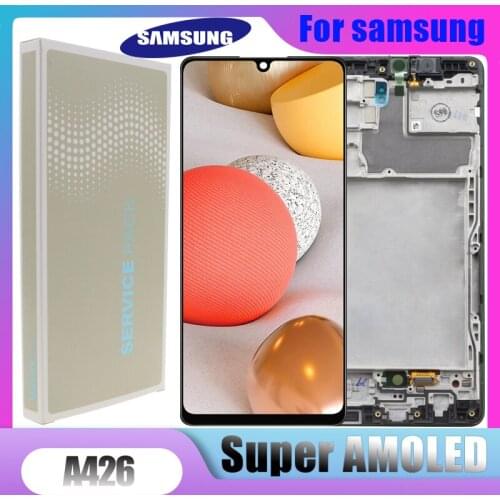 6.6'' Super AMOLED A42 LCD For Samsung Galaxy A42 5G A426 A426B A426B/DS LCD Display Touch Screen Digitizer Assembly Replacement