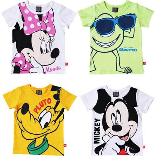 1PC 2021 new Disney Mickey Minnie Stitch Pluto Donald Duck Daisy Lion Simba underwaist vest singlet children Birthday gift hot