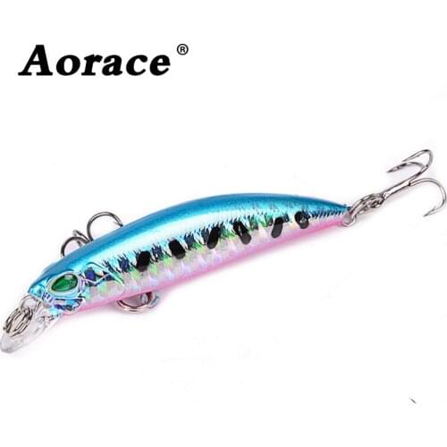 1Pcs Minnow Fishing Lure 68mm-2.67in Laser Crankbait wobbler Artificial Plastic Hard Bait Fishing Tackle 4g-0.14oz