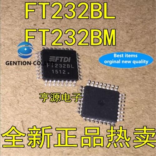 10Pcs FT232BL FT232BM FT232 LQFP32 USB to serial chip in stock 100% new and original