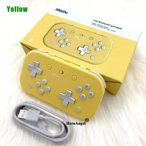 2020 China Red 8BitDo Lite Bluetooth Game Controller For Nintendo Switch Lite Raspberry PI Stream Windows Wireless Gamepad