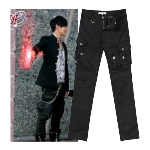 29-34 ! 2015 new arrival mens Slim harem pants trousers casual pants stage singer costumes clothing