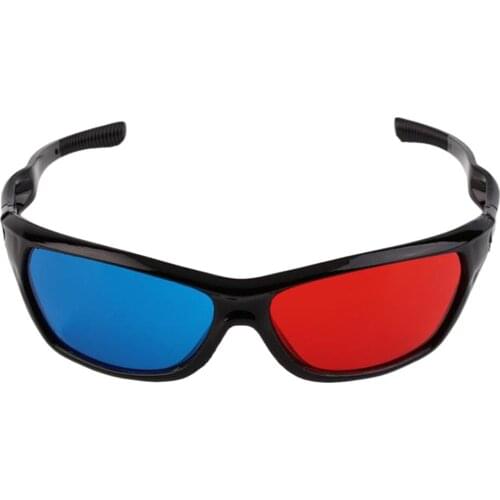 3D Glasses 3D Virtual Video View Anaglyph Red / Blu Glasses For 3D Movies