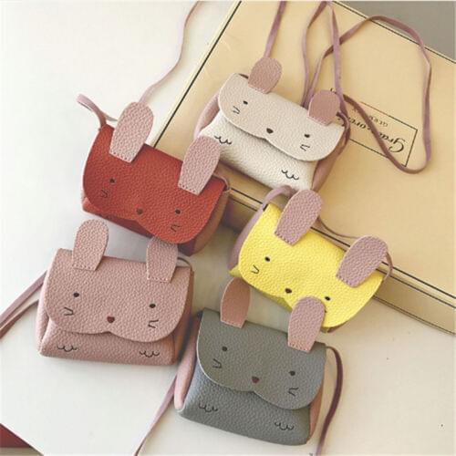 4 Colors Brand New Baby Kids Coin Purse Girls Cute Mini Wallet Shoulder Messenger Bags