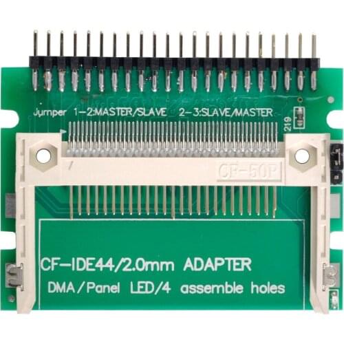 Chenyang Laptop 2.5" 44 Pins Male IDE Hard Disk Drive HDD SSD to CF Compact Flash Merory Card Adapter