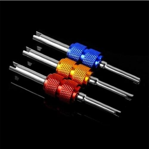 Aluminum Alloy Car Auto A/C Air Conditioning Valve Core Remover Tool Wrench Automotive Air Conditioning Universal Repair Tool