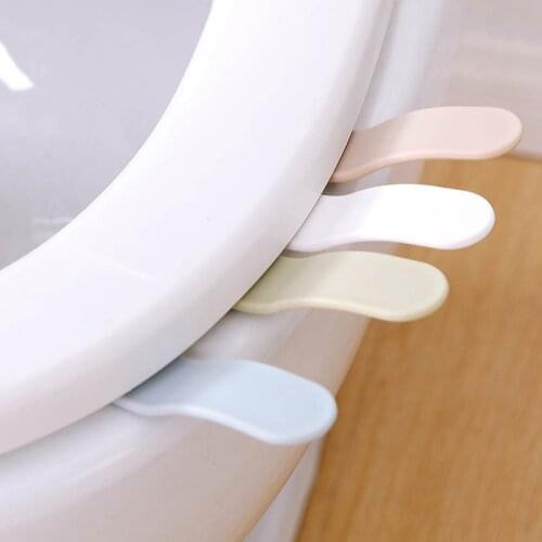 2pcs/pack Lifter Toilet Lid Simple Style Toilet Seat Handle Potable Avoid Touching Toilet Accessories Not Dirty Hands