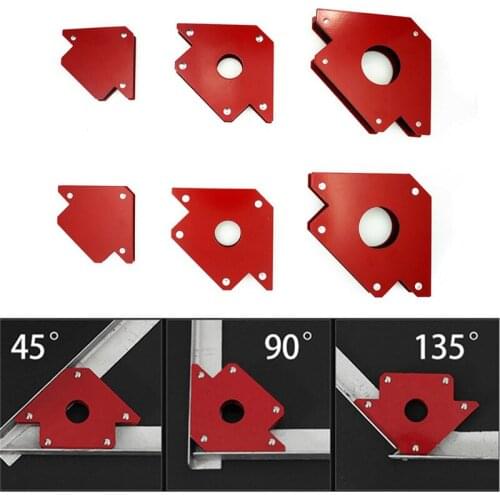Arrow Magnetic Angle Clamp 6pcs/Set Multi-angle Magnet Welding Holder For Welding Magnet 2x 9lbs 2x 25lbs 2x 25lbs Mig Tools