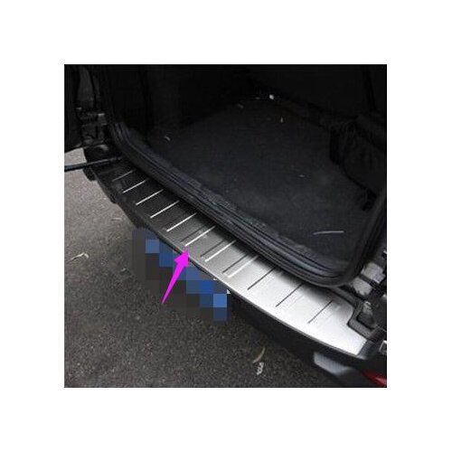 Stainless steel Rear Bumper Protector Sill Trunk Tread Plate Trim For 2013 2014 2015 for EcoSport