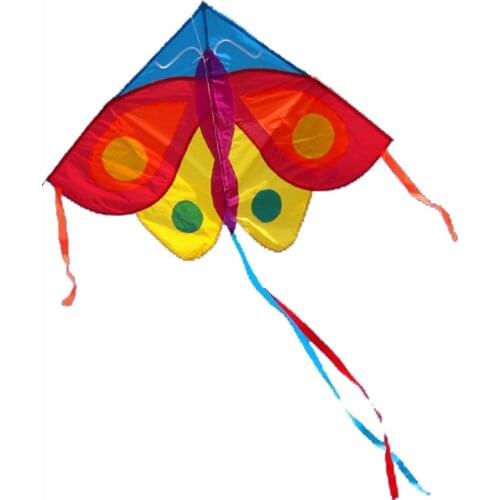 New Outdoor Fun Sports 55"Butterfly Single Line Beginner Kite / Children Kite With String And Handle Good Flying