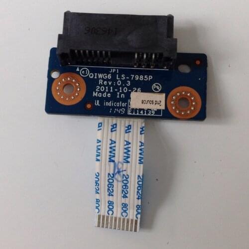 New Original SATA Optical Drive Connector w/Cable For Lenovo IdeaPad G585 N585 Series,P/N LS-7985P NBX00011J00