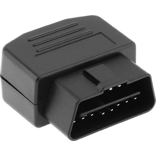 OBD II OBD2 DIY 16Pin Male Extension Opening Cable Car Diagnostic Interface Connector Plug Adapter with Shell and Screw