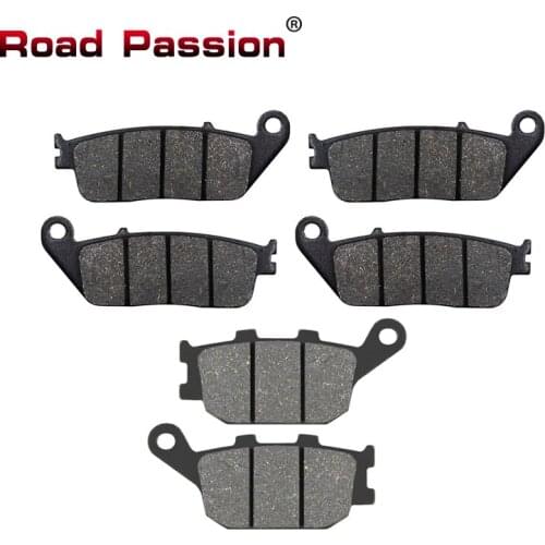 Road Passion Motorcycle Front Rear Brake Pads for Honda 599 CB600 CB600F hornet 600 1998-2006 CBR600 F3 CB750 CBF600 CBF1000 F